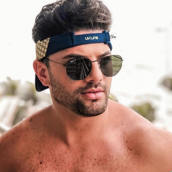 Model Display Ray-Ban Hexagonal Black RB3548N - Picture 16 of 16